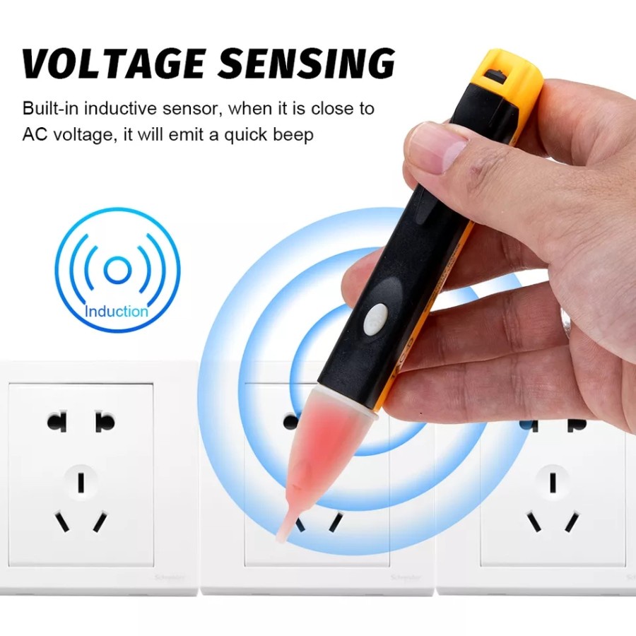Jual Non-Contact Digital Test Pen 1AC-D Tespen Sensor Tegangan Listrik ...