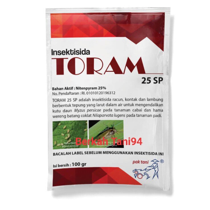 Jual TORAM 25SP Insektisida Racun kontak 100 gram | Shopee Indonesia