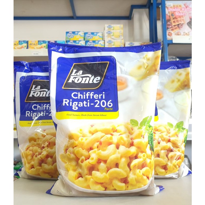 Jual Lafonte Pasta Chifferi Rigati 450Gr / Lafonte Makaroni Pipa 450Gr ...