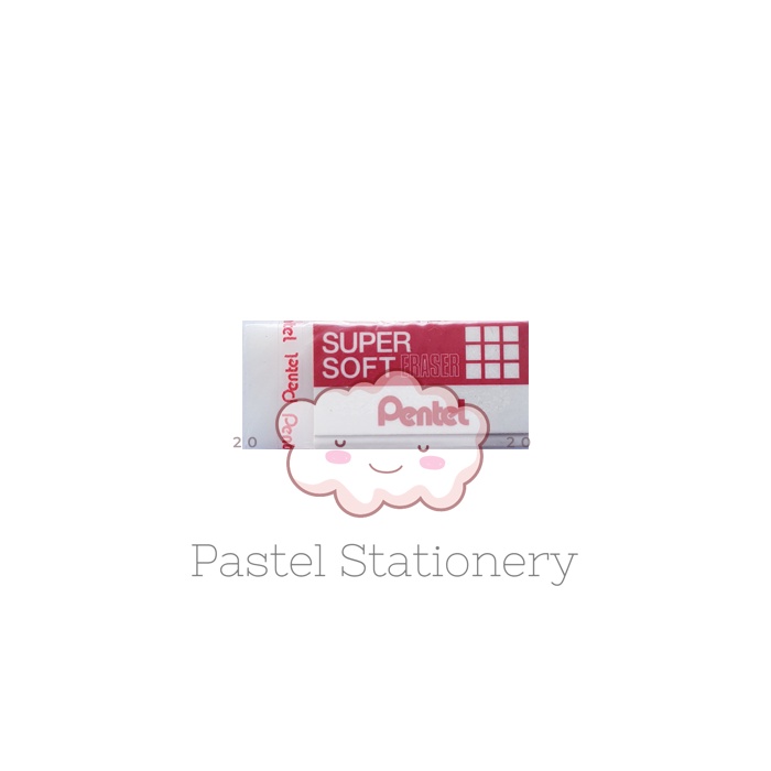 Jual Penghapus Pensil Pentel - Eraser Putih Pentel Super Soft | Shopee ...