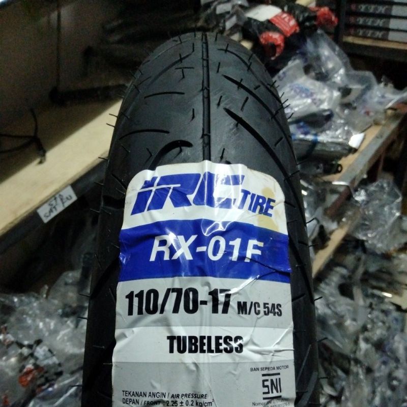 harga ban tubeless irc 110 70 ring 17