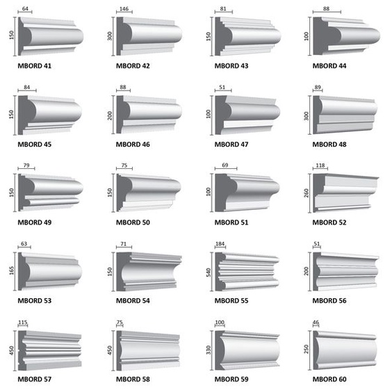 Jual Terlaris Wall Moulding Premium Cetakan Lis 1m Wall Moulding