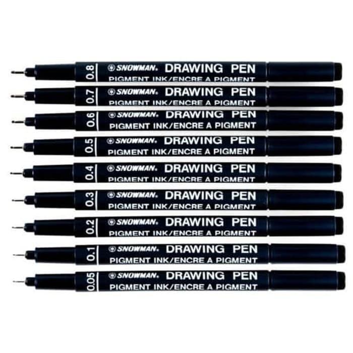 Jual SNOWMAN DRAWING PEN PERMANENT