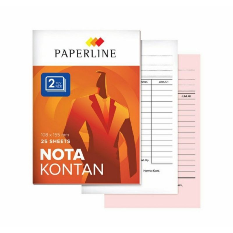 Jual Nota Kontan Kecil 2 Rangkap Paperline Nota Kontan K2 Ply NCR ...