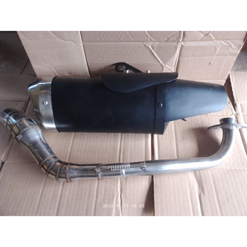 Jual knalpot replika R25 suara standar silencer only/full sistem untuk ...