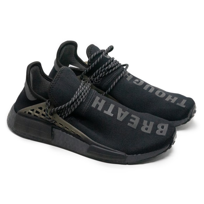 Jual Adidas NMD Human Race Triple Black 100% Authentic Shopee