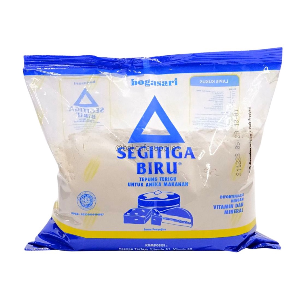 Jual Tepung Terigu Segitiga Biru 500gr - Tepung Segitiga | Shopee Indonesia