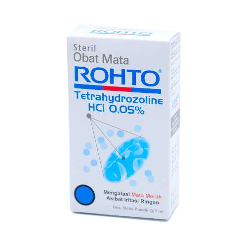 Jual ROHTO STERIL EYE DROPS 7ML Rohto - Obat Tetes Mata Merah, Iritasi ...