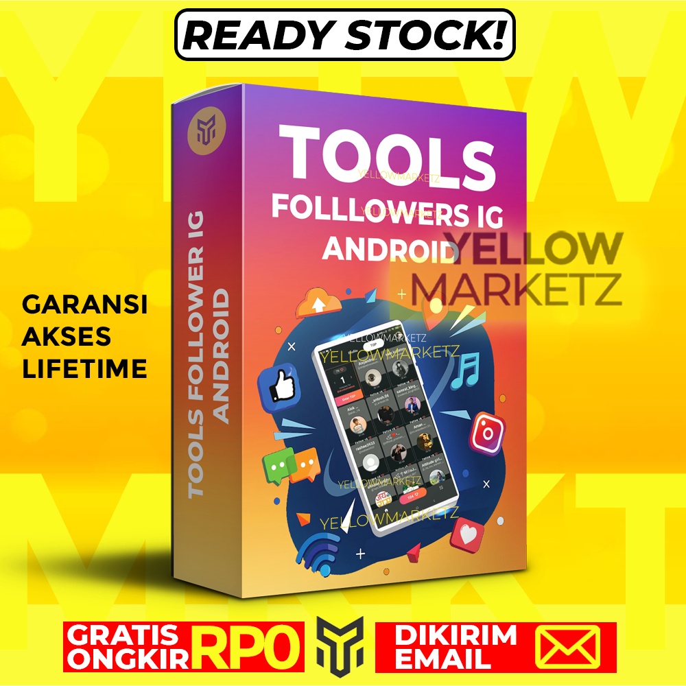 Jual TOOLS FOLLOWERS SOSMED Auto APK SOFTWARE Shopee Indonesia