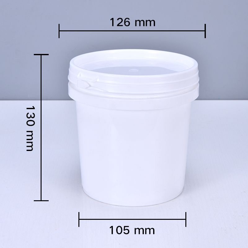 Jual ember pail putih food grade 1 liter/1,5 kg (non segel) | Shopee ...