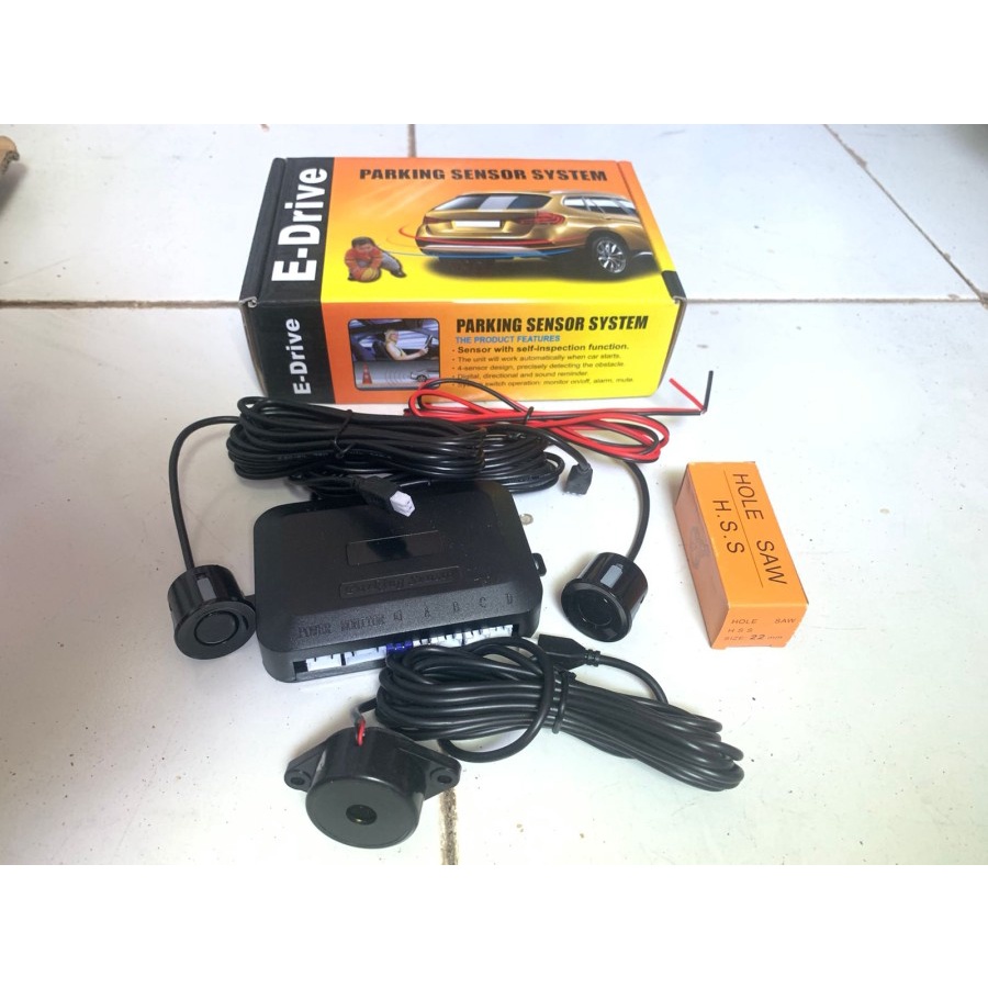 Jual Sensor Parkir Mobil 2 Titik + Layar / Sensor Mundur Mobil 2 Titik ...