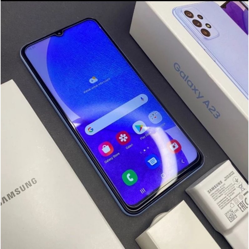Jual SAMSUNG GALAXY A23 RAM 6/128GB FULLSET SECOND | Shopee Indonesia