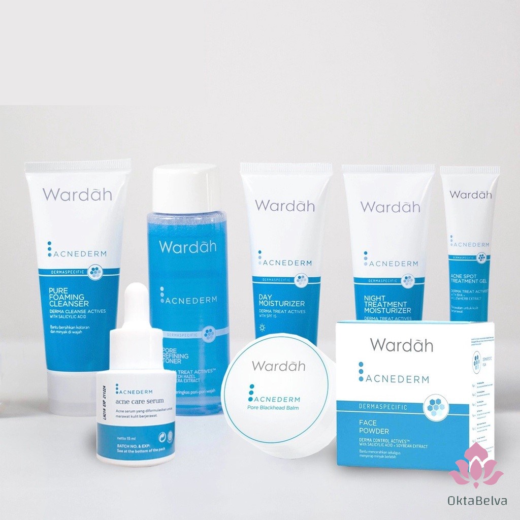 Jual Paket Wardah Acnederm Series | Paket Acne Skin Care Wardah ...