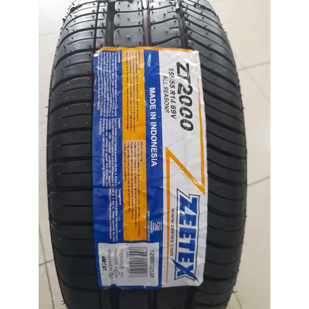 Jual Ban Mobil murah awet 155 55 R14 Zeetex cocok di wuling air ev ...