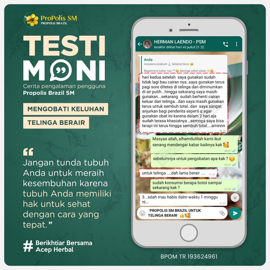 Jual Obat Congek Tetes Telinga Bernanah Berair Berdarah Berdengung ...