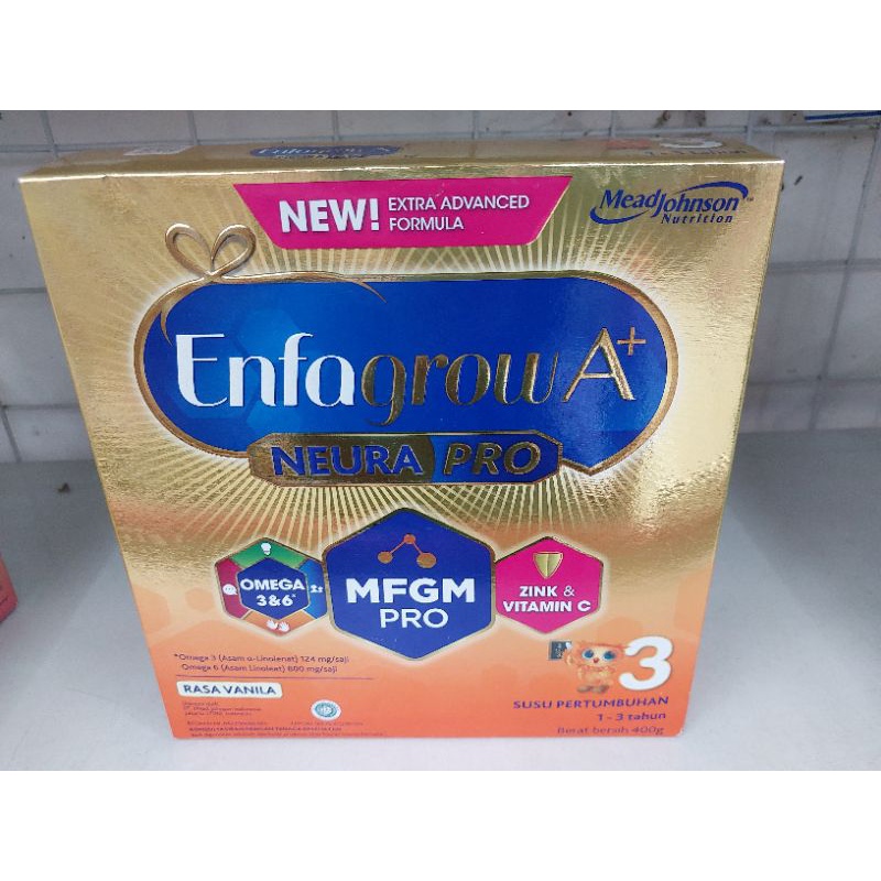 Jual Enfagrow A+3 Vanila Box 400 g | Shopee Indonesia