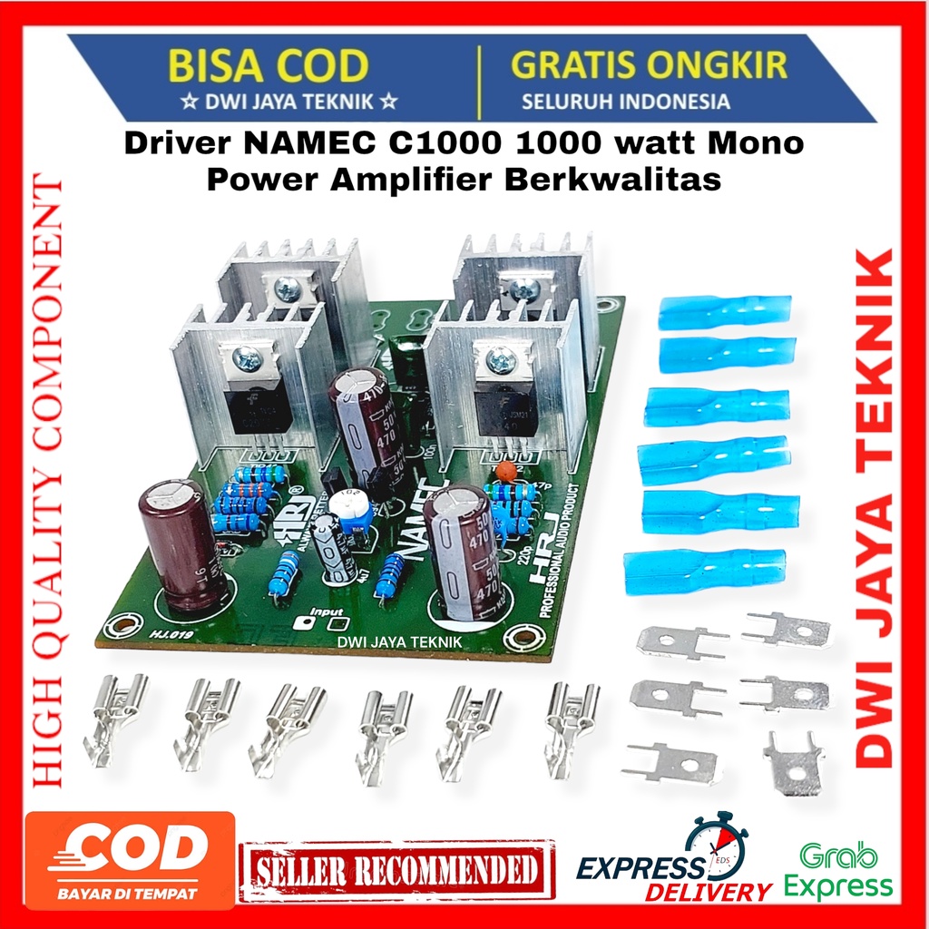 Jual Driver NAMEC C1000 1000 watt Mono Power Amplifier Berkwalitas