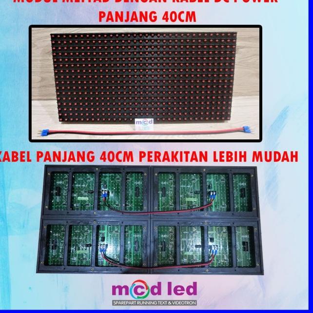 Jual MODUL P10 MERAH 6 BAUT OUTDOOR LED PANEL RUNNING TEXT MEIYAD ...