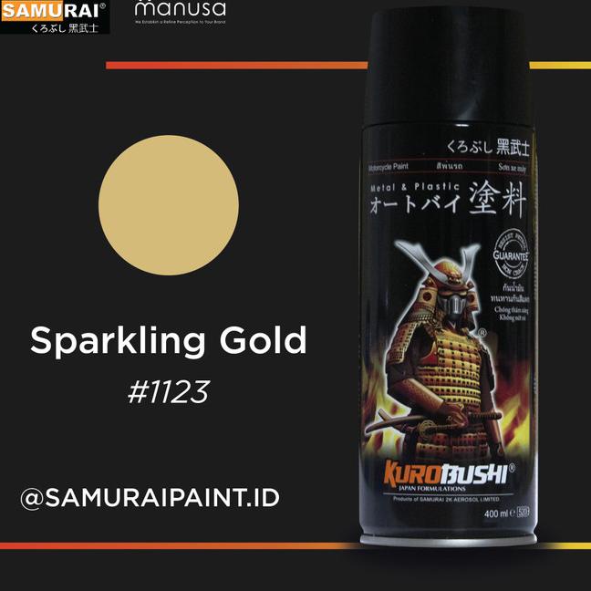 Jual Samurai Paint Metallic Sparkling Gold 1123 Sparkling Gold #1123 ...