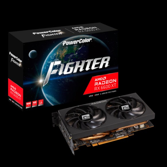 Jual VGA POWERCOLOR RX 6600 XT FIGHTER 8GB | Shopee Indonesia