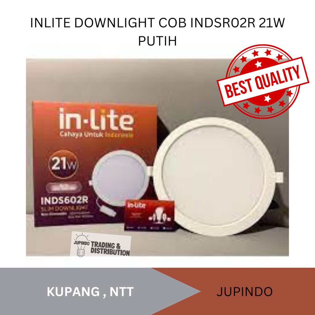 Jual INLITE DOWNLIGHT COB INDSR02R 21W PUTIH - downlight - downlight ...