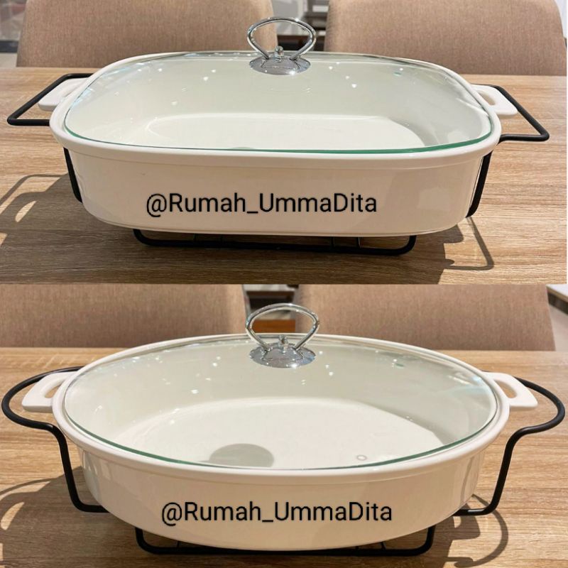 Jual INFORMA TEMPAT SAJI DENGAN RAK / Casserole with rack / Tempat Lauk ...