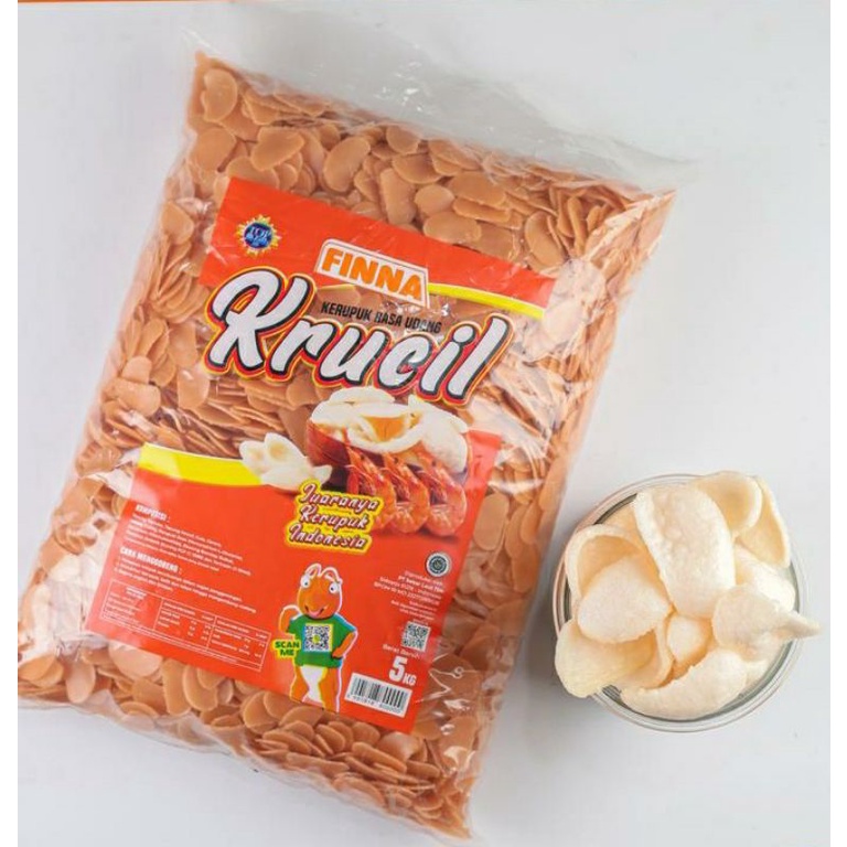 Jual Kerupuk Finna Krucil 250gram CURAH | Shopee Indonesia