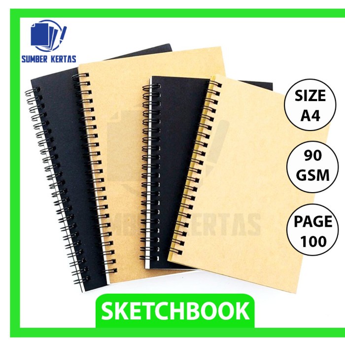 Jual Buku Gambar Buku Gambar / Sketchbook A4/Buku Gambar/Buku Sketsa B5