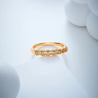 90J Hyl Jewelry Cincin Titanium Wanita Emas Muda Anti Karat Asli Silver Emas Couple Dewasa Dan Luntur Logam Asesoris