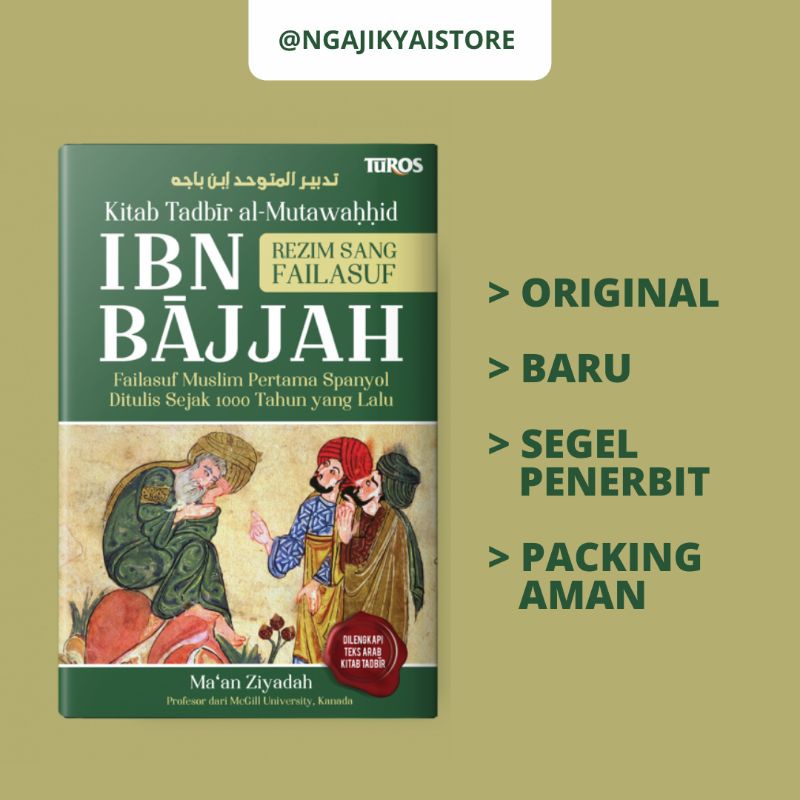 Jual Ibnu Bajjah - Biografi Dan Pemikiran - Kitab Tadbir Al-Mutawahhid ...