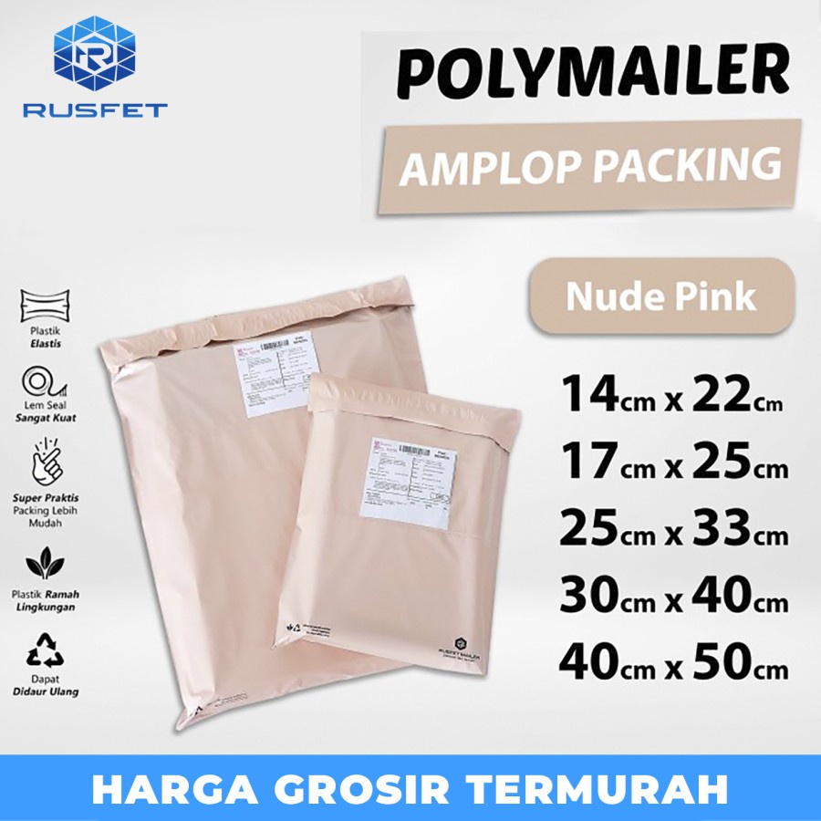 Jual Polymailer Premium Colour Amplop Plastik Packing Olshop / Satuan ...