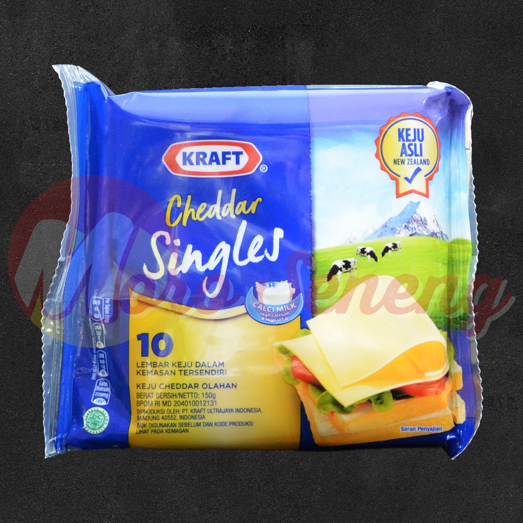 Keju Cheddar Slice Kraft Singles
