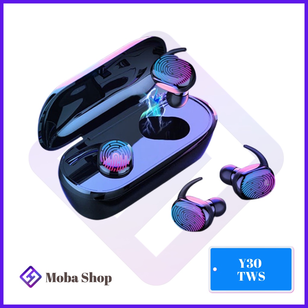 Jual Y30 TWS Bluetooth Headset Bluetooth Dengan Mikrofon 5.0 Earphone