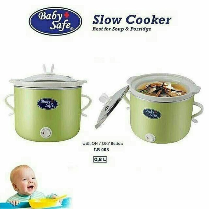Jual BABY SAFE SLOW COOKER LB008 Shopee Indonesia