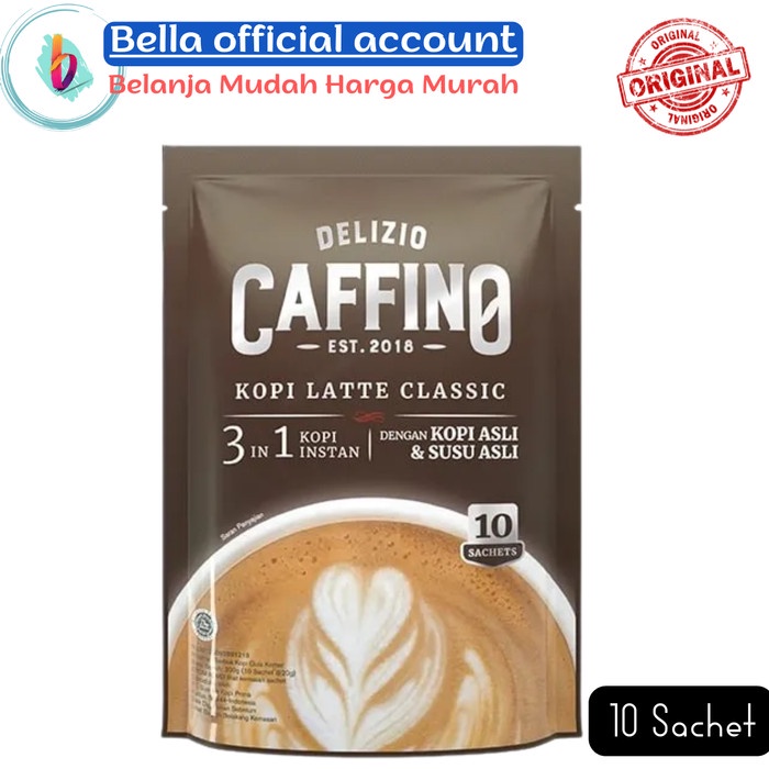 Jual Caffino In Kopi Instan Kopi Latte Classic Pouch Gr X Sachet Latte Classic