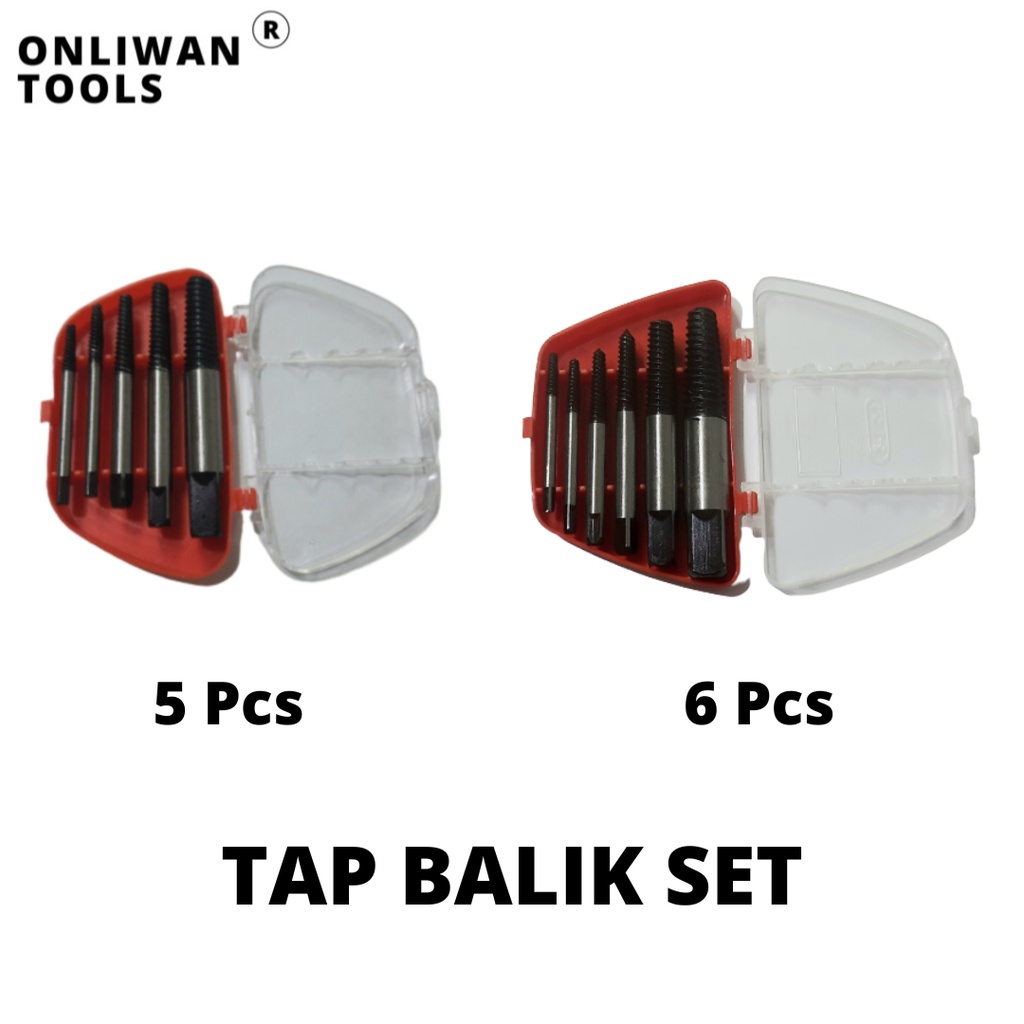 Jual Tap Balik Screw Extractor Set Pcs Pcs Alat Buka Baut