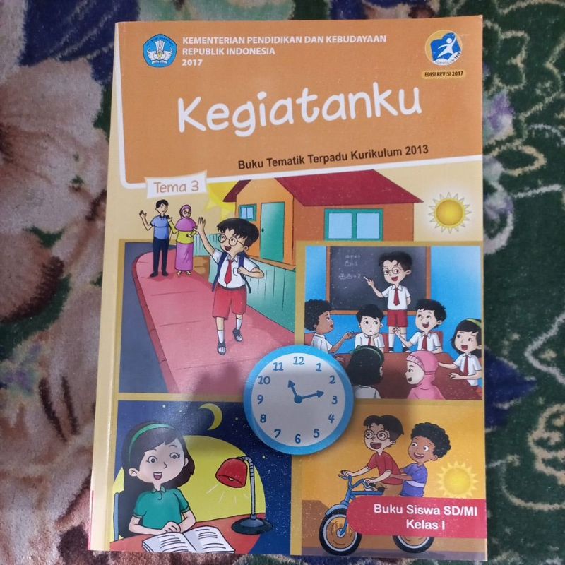 Jual Original Buku Tematik Terpadu Kelas 1 Sd Tema 3 Kegiatanku