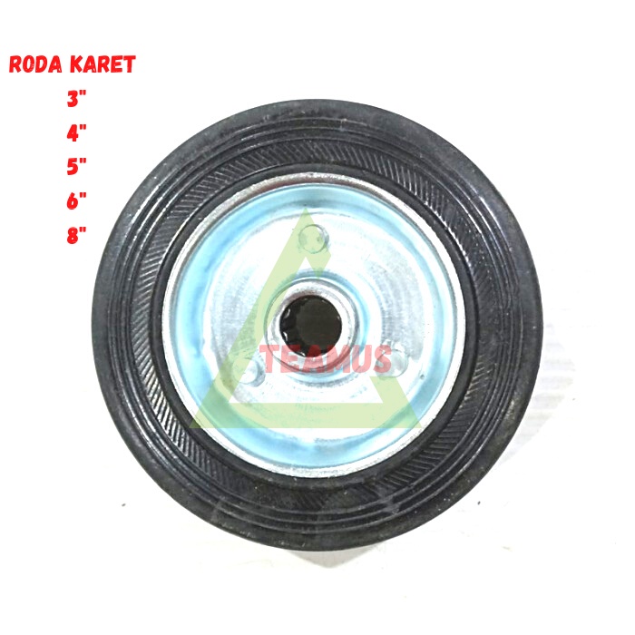 Jual Roda Karet 3 inci 4 inci Roda Trolley 3 inci 4 inci Roda Etalase 3 ...