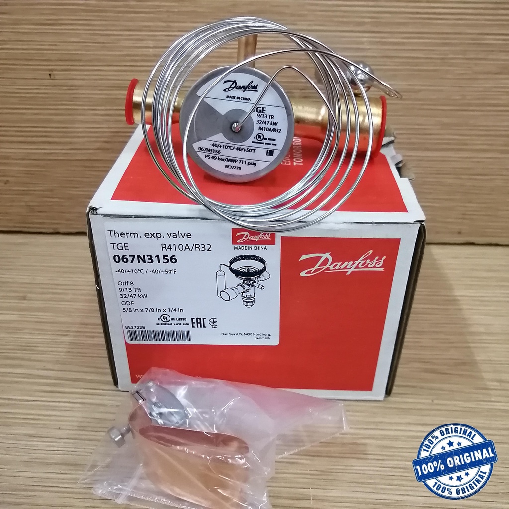 Jual R410A / R32 TGE 9/13 TR 067N3156 / 067N3176 Danfoss Expansion ...