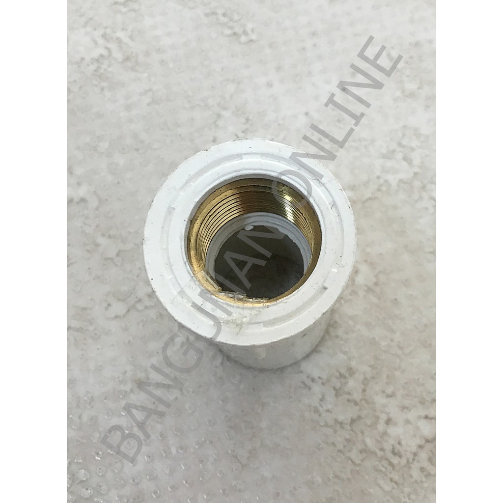 Jual SAMBUNGAN FITTING PIPA PRALON FAUCET SOCKET METAL INSERT 3/4 ...