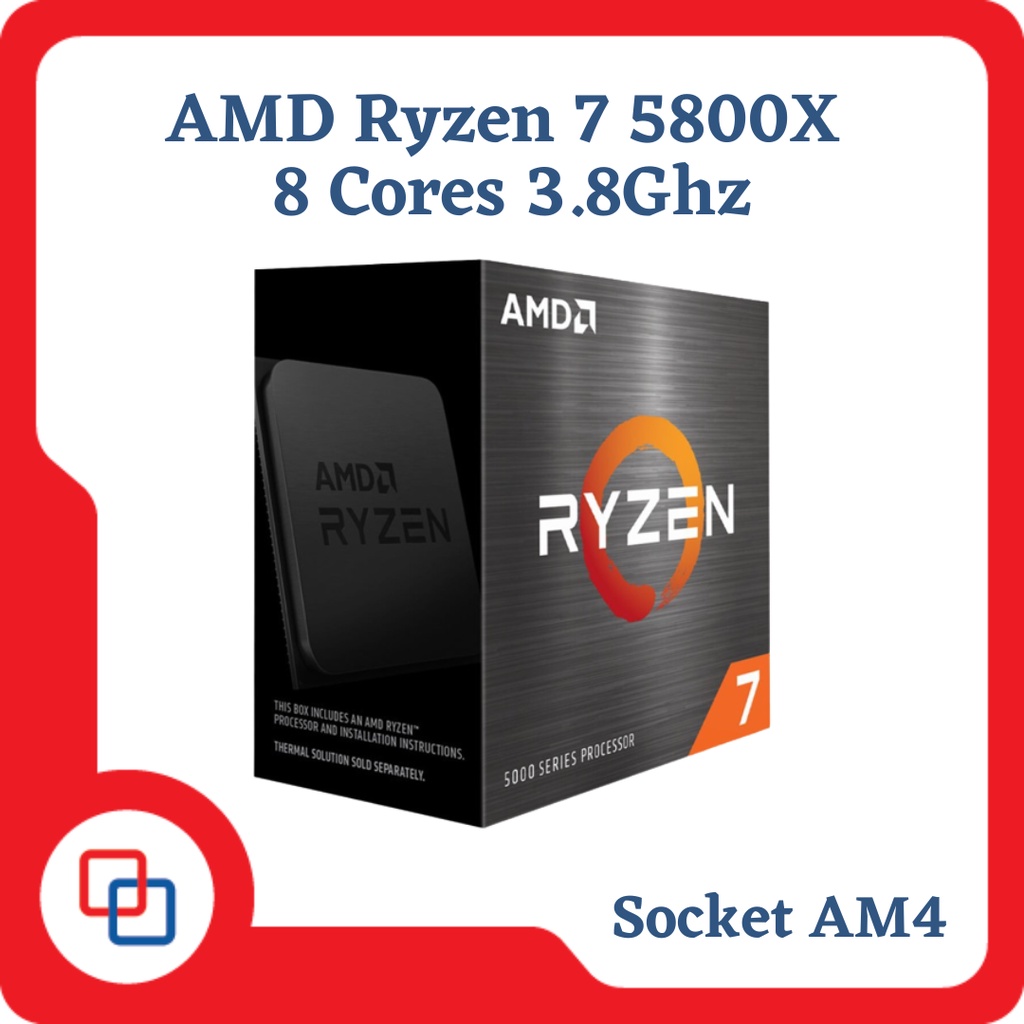 Jual Processor AMD Ryzen 7 5800X 8 Cores 3.8Ghz Up To 4.7Ghz | Shopee ...