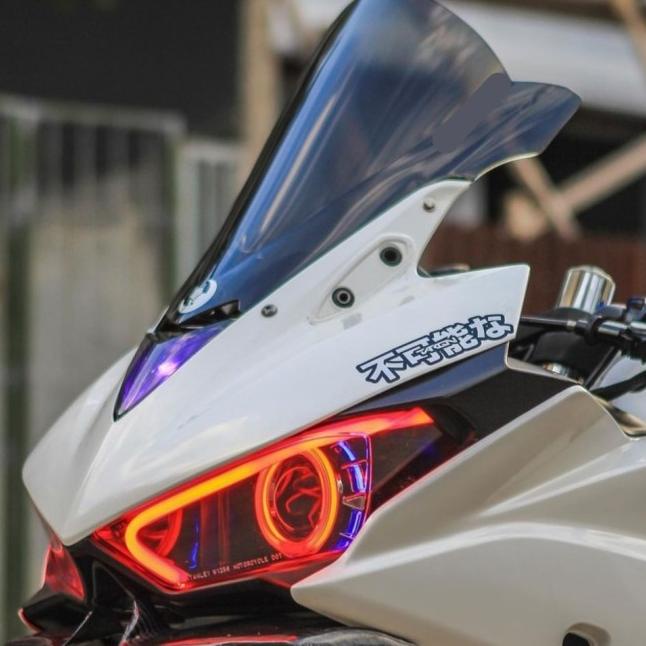 Jual Winshield r25 zero visor yamaha R25 zero gravity - HITAM PEKAT ...