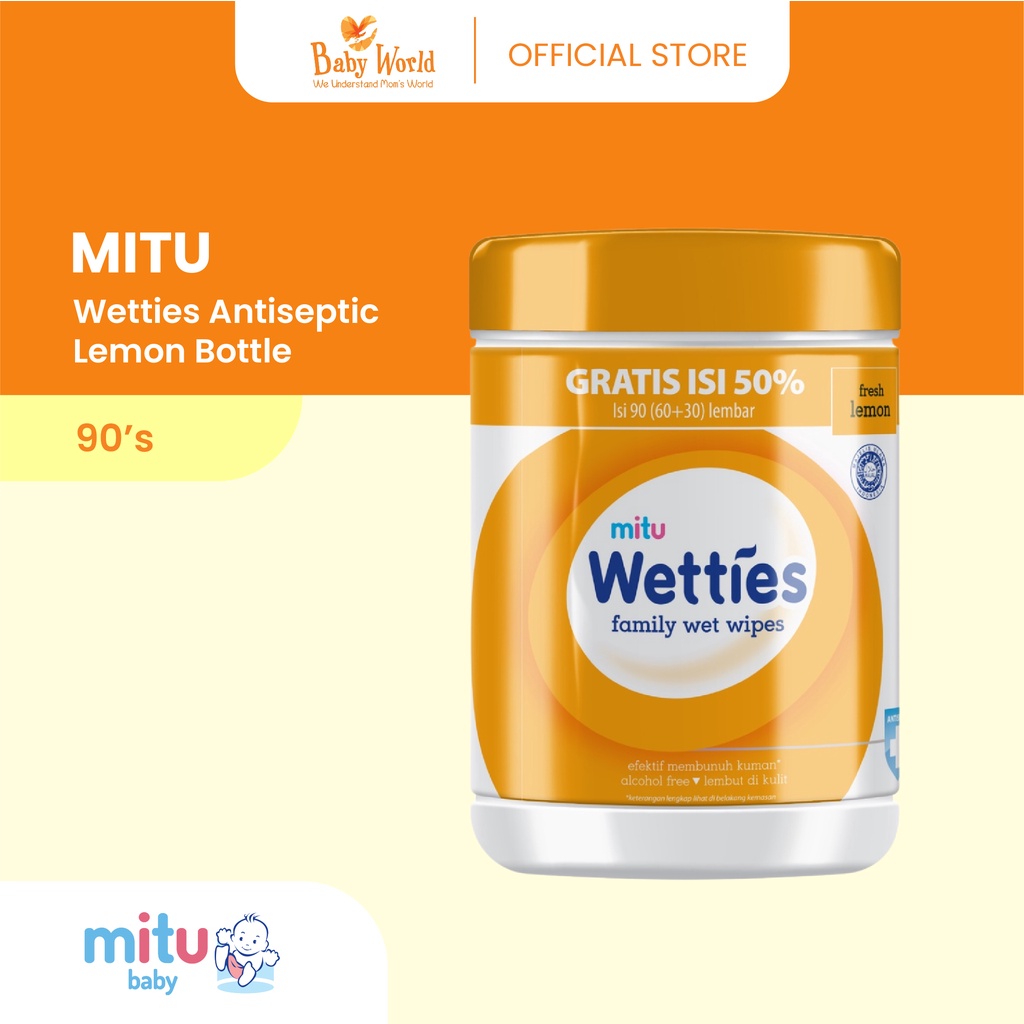 Jual MITU Wetties Bottle 90s | Shopee Indonesia
