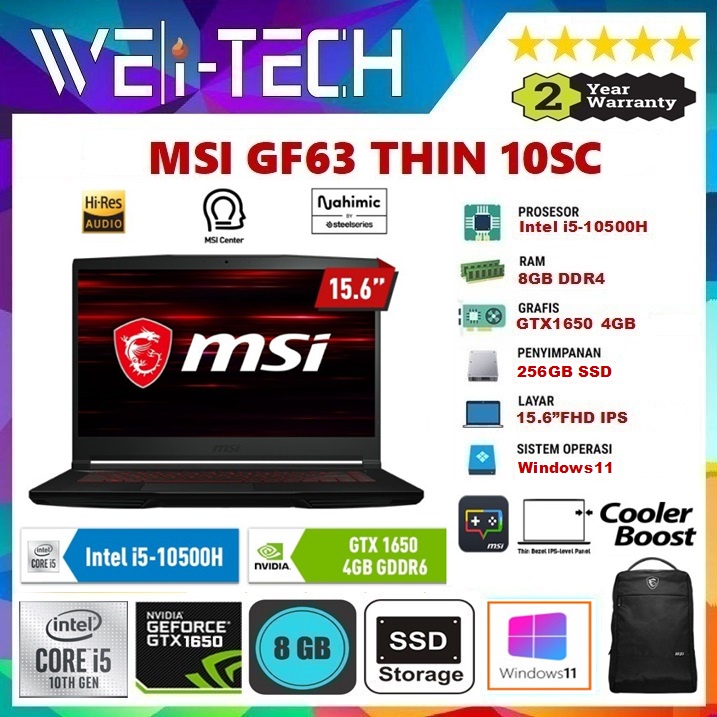 Schermo LCD 15.6 Pollici FHD Per MSI GF63 Sottile 10SC 10SCXR MS-16R5, 30pin 60Hz Opaco, SCREENARAMA