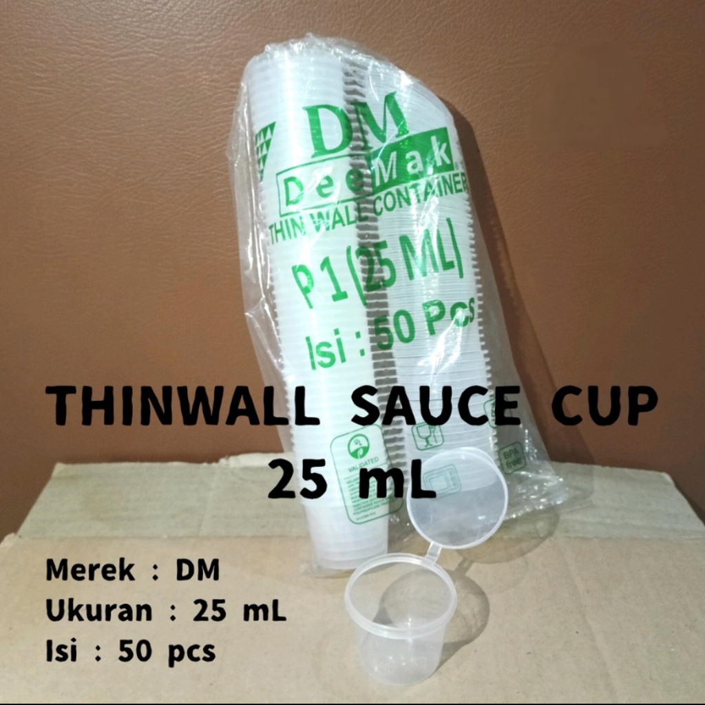 Jual Thinwall Sauce Cup Ml Cup Untuk Saos Sambel Cup Sambal