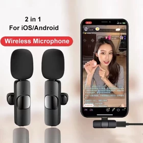 Mic Wireless HP Vlog Youtuber Portable Mic For Iphone And Android Smartphone Condenser