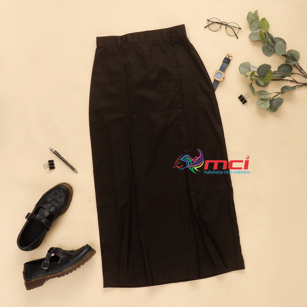 Jual Bawahan Rok Pramuka Coklat Plooi 2 Panjang | Shopee Indonesia