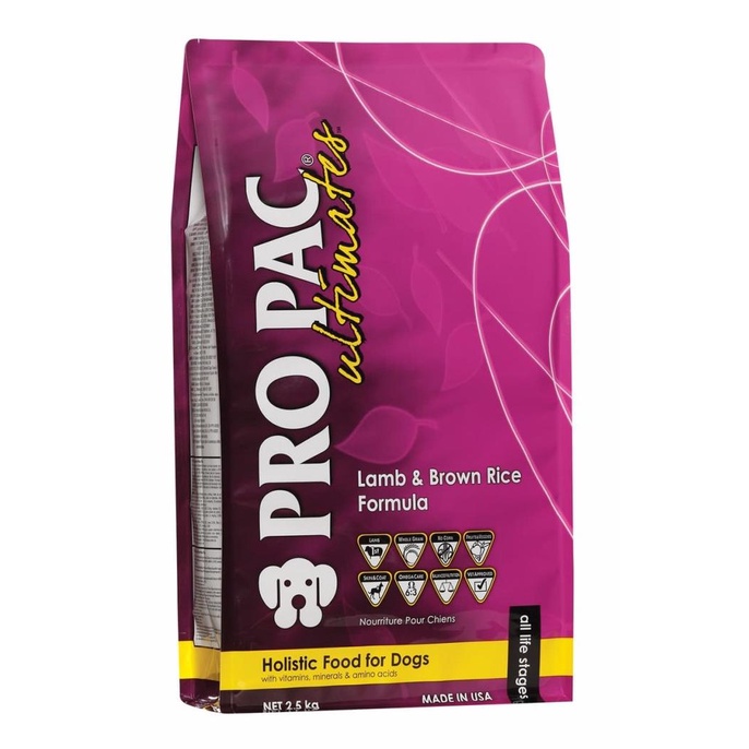 Jual Pro Pac Ultimates Lamb And Brown Rice 12 Kg Shopee Indonesia
