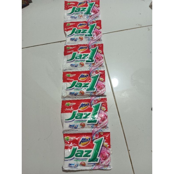 Jual Deterjen Bubuk JAZ1 Attack 1 renceng isi 6 sachet x 45 gram ...