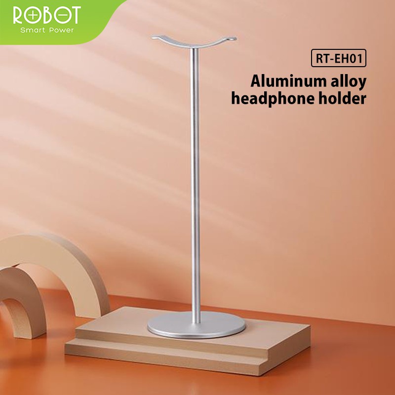 Jual ROBOT RT-EH01 / RTEH01 Headset Stand Aluminum Alloy Headphone ...